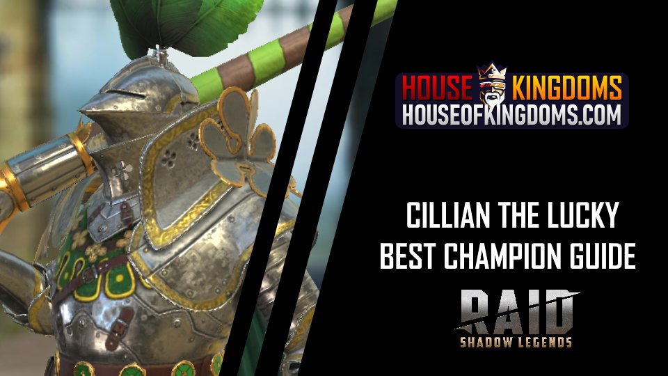 Mejor guía de Cillian the Lucky Champion Raid Shadow Legends