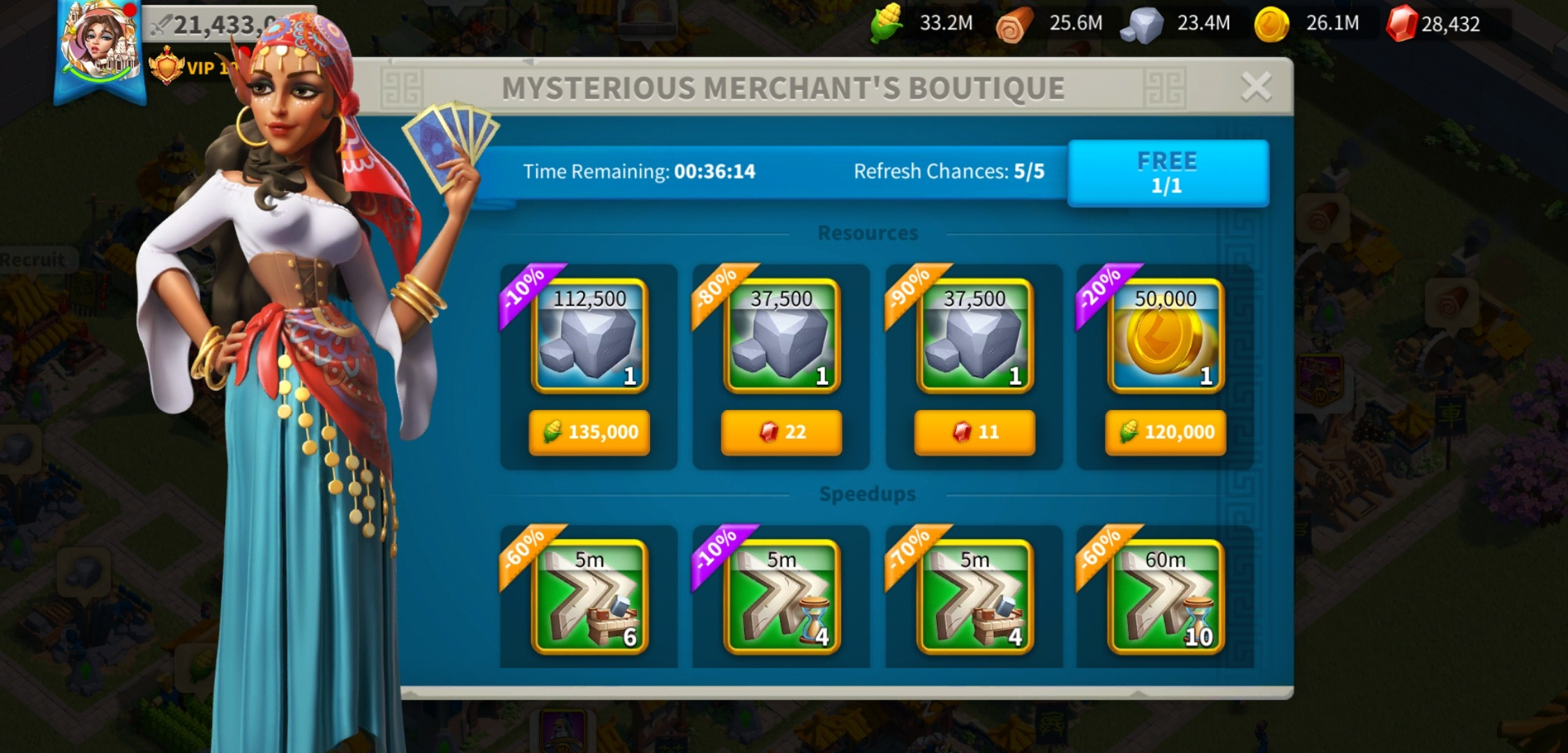 Boutique de comerciante misteriosa